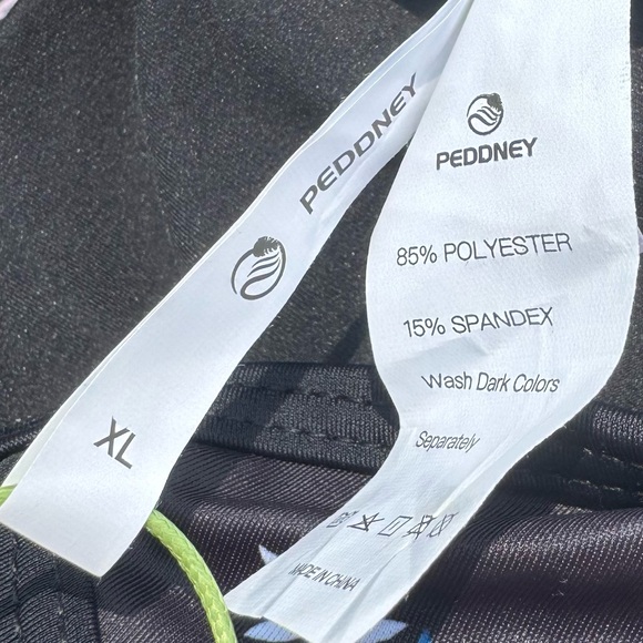 Peddney XL dark blue tankini floral swimsuit top / New with tags! - Picture 14 of 14